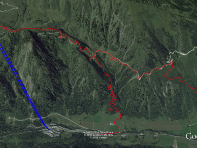 Trailmap Freeridetrails Kitzsteinhorn - ein Bikepark in Salzburger Land
