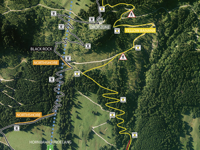 Trailmap Bikepark Hindelang - ein Bikepark in Bayern