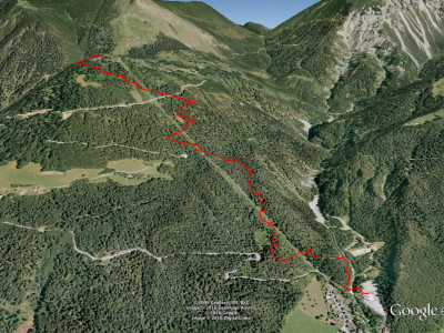 Trailmap Muttersberg Trail - ein Bikepark in Vorarlberg
